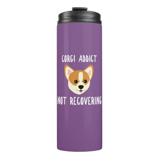 Corgi Addict nicht wiederherstellen Thermosbecher (Vorderseite)