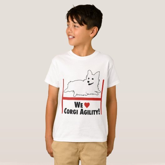 Corgi-Agility T-Shirt (Vorne ganz)