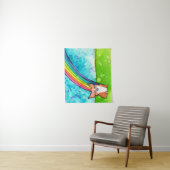 Corgi am Ende des Regenbogens Wandteppich (Beispiel)