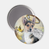 Corgi Angel Magnets Magnet (Vorderseite/Rückseite)