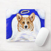 Corgi Angel Mousepad (Mit Mouse)