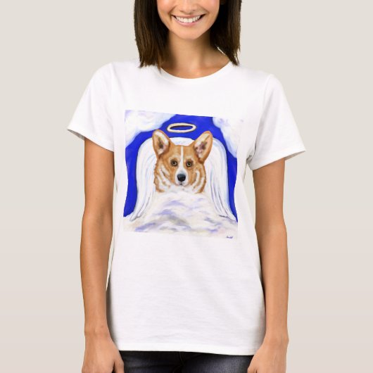 Corgi Angel T-Shirt (Vorderseite)