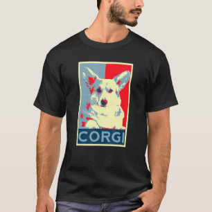 Corgi Art Dog Art für Fans von Corgis und Hunde T-Shirt