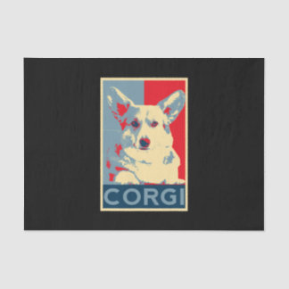 Corgi Art Dog Kunst für Fans von Corgis Seidenpapier