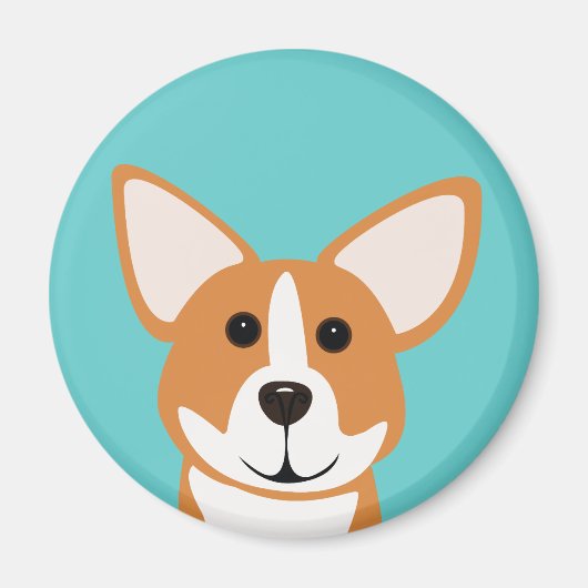 Corgi Art Magnet (Vorne)