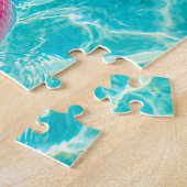 Corgi auf Donut-Schwimmring Puzzle (Seite)