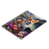 Corgi auf einem Paddle: Ein Landschaftliches Abent Notizblock (Linke Seite)