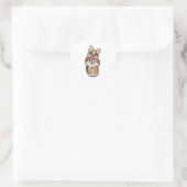 Corgi-Aufkleber "Be Mine" Herz-Aufkleber (Tasche)