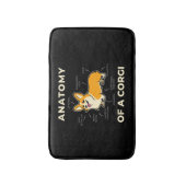 Corgi Badematte (Vorderseite Vertikal)