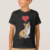 Corgi Balloon T-Shirt (Vorderseite)