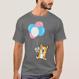 Corgi Balloon Trans Pride T-Shirt