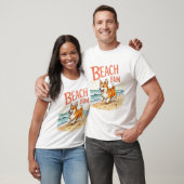 Corgi Beach Bum Kühnes Design T-Shirt (Unisex)