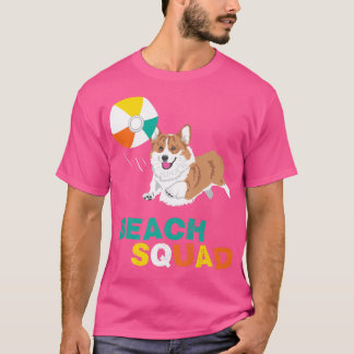 Corgi Beach Squad T-Shirt Geschenk für Corgi Liebh