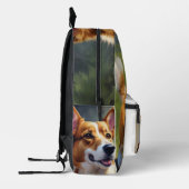 Corgi Bedruckter Rucksack (Links)