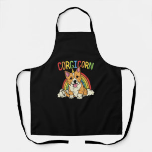 Corgi-Beitrag für Frauen und Mädchen Corgicorn-T - Schürze