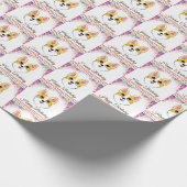 Corgi Birthday Geschenkpapier (Ecke)