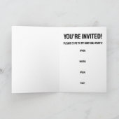 Corgi Birthday Party Karte (Innenseite)