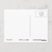 Corgi Birthday Postcard Postkarte (Rückseite)