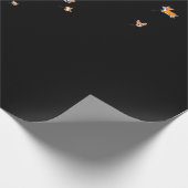 Corgi Blume Fly Dandelion Niedlich Dog Lover Geschenkpapier (Ecke)