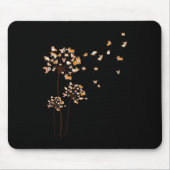 Corgi Blume Fly Dandelion Niedlich Dog Lover Mousepad (Vorne)