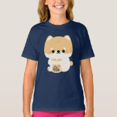 Corgi Boba Tea T-Shirt (Vorderseite)