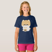 Corgi Boba Tea T-Shirt (Vorne ganz)