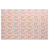 Corgi boba Tee Pink Kawaii Stoff (Fat Quarter (45,7 x 55,9 cm))