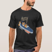 Corgi Bobsled Team Bob Schlitten Bobsled Wintersch T-Shirt (Vorderseite)
