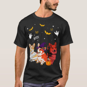 Corgi Boo Halloween-Kostüm T-Shirt
