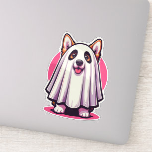Corgi Boo Niedlich Ghost Halloween Hund Lover Aufkleber
