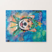Corgi Breed Dog Weihnachten Puzzle (Horizontal)