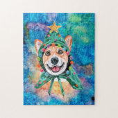 Corgi Breed Dog Weihnachten Puzzle (Vertikal)