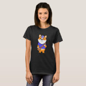 Corgi Briefträger für Postboten T-Shirt (Vorne ganz)