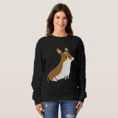 Corgi Brown Sweatshirt (Vorne ganz)