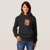 Corgi Bubble Tea Bobas Corgi Hoodie (Vorne ganz)