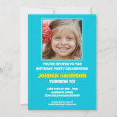 Corgi Butt Birthday Hat Einladung (Rückseite)