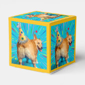 Corgi Butt Birthday Hat Geschenkschachtel (Rückseite)