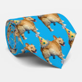 Corgi Butt Birthday Hat Krawatte (Gerollt)