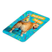 Corgi Butt Birthday Hat Magnet (Linke Seite)