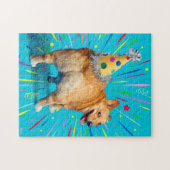 Corgi Butt Birthday Hat Puzzle (Horizontal)