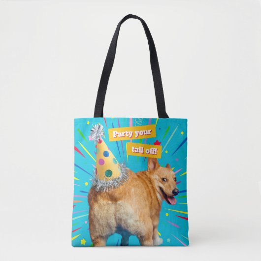 Corgi Butt Birthday Hat Tasche (Vorderseite)