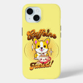 CORGI CAFFEINE FÜHLT! Case-Mate iPhone HÜLLE (Rückseite)