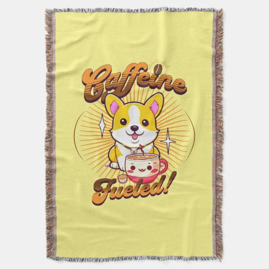 CORGI CAFFEINE FÜHLT! DECKE (Vorderseite Vertikal)