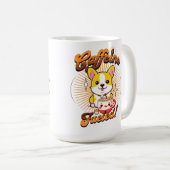 CORGI CAFFEINE FÜHLT! KAFFEETASSE (VorderseiteRechts)
