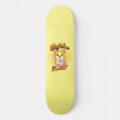 CORGI CAFFEINE FÜHLT! SKATEBOARD (Vorderseite)