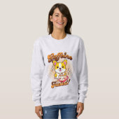 CORGI CAFFEINE FÜHLT! SWEATSHIRT (Vorne ganz)