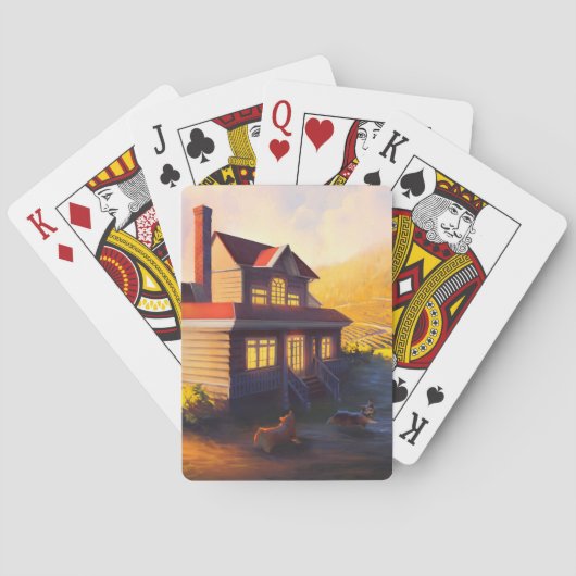 Corgi Case Files Players Karten Spielkarten (Rückseite)