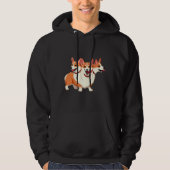 Corgi Cerberus Hoodie (Vorderseite)