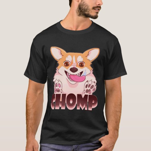 Corgi Chomp T-Shirt (Vorderseite)