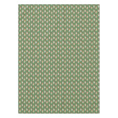 Corgi Christmas Candy Cane Pattern Tischdecke (Vorderseite)
